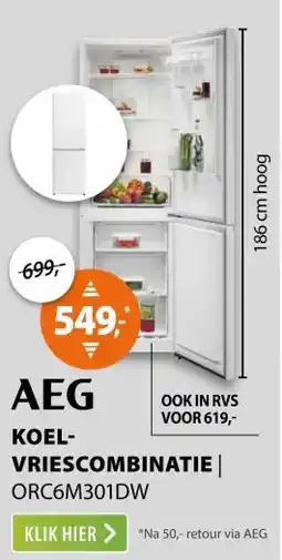 Expert AEG ORC6M301DW aanbieding