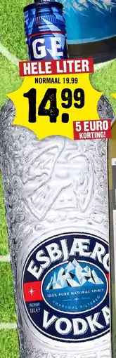 Dirck 3 Esbjaerg Vodka aanbieding