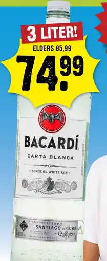 Dirck 3 Bacardí carta blanca aanbieding