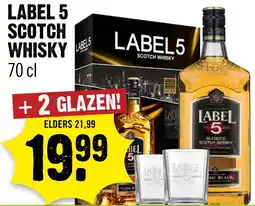 Dirck 3 Label 5 scotch whisky aanbieding