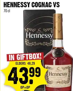 Dirck 3 Hennessy Cognac VS aanbieding