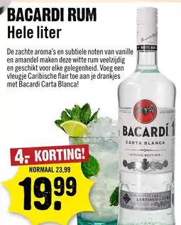 Dirck 3 Bacardi rum aanbieding