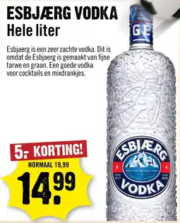 Dirck 3 Esbjærg vodka aanbieding