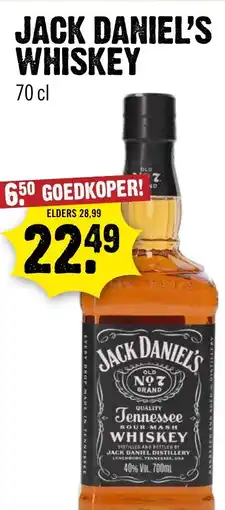 Dirck 3 Jack Daniel's whiskey aanbieding