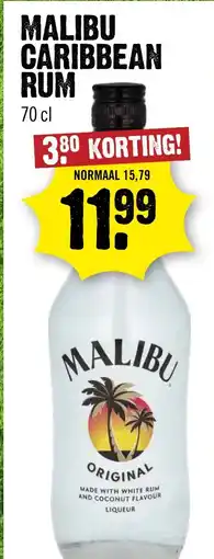 Dirck 3 Malibu caribbean rum aanbieding