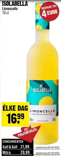 Dirck 3 Isolabella Limoncello aanbieding