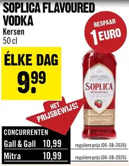 Dirck 3 Soplica flavoured vodka kersen aanbieding
