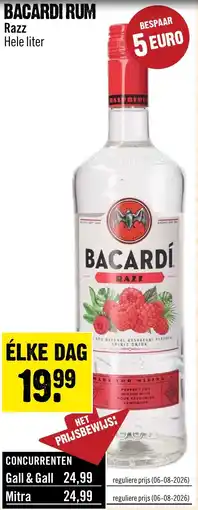 Dirck 3 Bacardi rum Razz aanbieding