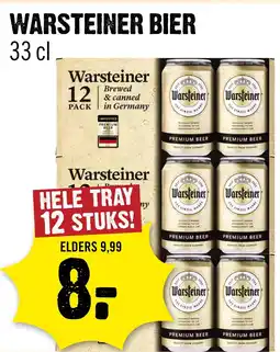 Dirck 3 Warsteiner bier aanbieding