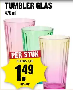 Dirck 3 Tumbler glas aanbieding