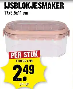 Dirck 3 Ijsblokjesmaker aanbieding