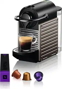 Bol.com Krups Nespresso Pixie XN304T10 - Koffiecupmachine - Titanium aanbieding