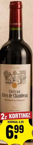 Dirck 3 Château Côtes de Chambeau aanbieding