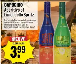 Dirck 3 Capogiro aperitivo of limoncello spritz aanbieding