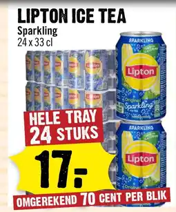 Dirck 3 Lipton ice tea Sparkling aanbieding