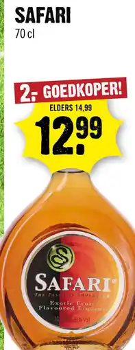 Dirck 3 Safari 70 cl aanbieding
