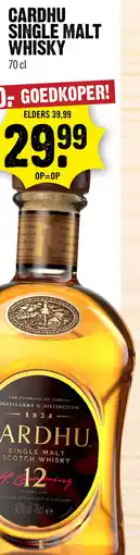 Dirck 3 Cardhu Single Malt 12 Years Whisky 70 cl aanbieding