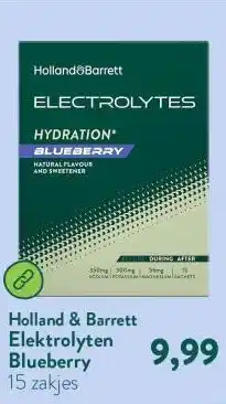 Holland & Barrett Elektrolyten Blueberry aanbieding