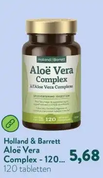 Holland & Barrett Aloë Vera Complex - 120 tabletten aanbieding