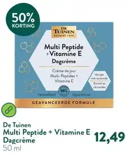 Holland & Barrett Multi Peptide + Vitamine E Dagcrème aanbieding