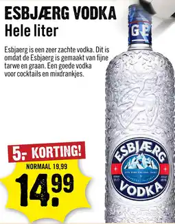 Dirck 3 Esbjaerg Vodka 100 cl aanbieding
