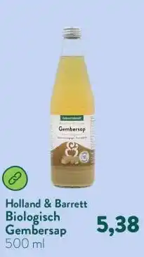 Holland & Barrett Biologisch Gembersap aanbieding