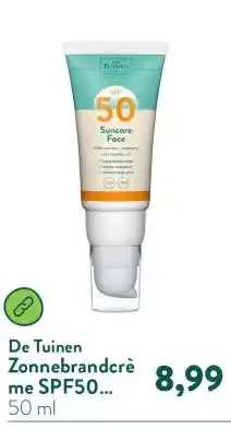 Holland & Barrett Zonnebrandcrème SPF50 Gezicht aanbieding