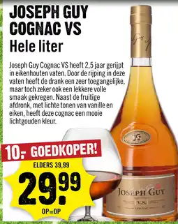 Dirck 3 Joseph Guy VS Cognac 100 cl aanbieding