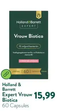Holland & Barrett Expert Vrouw Biotica aanbieding