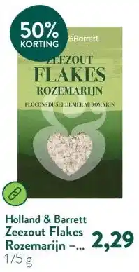 Holland & Barrett Zeezout Flakes Rozemarijn – 175g aanbieding