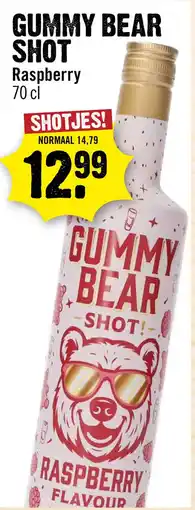 Dirck 3 Gummy Bear Shot Raspberry 70 cl aanbieding