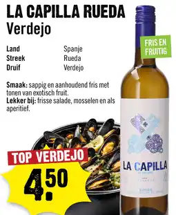 Dirck 3 La Capilla Rueda Verdejo 75 cl aanbieding