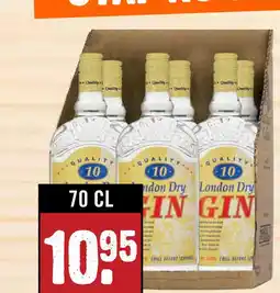 Dirck 3 Quality 10 London Dry Gin 70 cl aanbieding