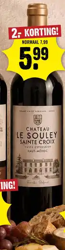 Dirck 3 Chateau le Souley Sainte Croix Haut-Médoc 75 cl aanbieding