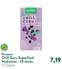 Holland & Barrett Chill Guru Superfood Hydration - 10 sticks aanbieding