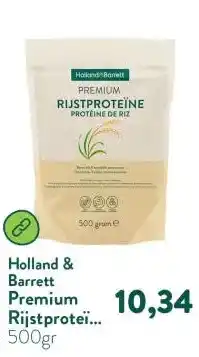 Holland & Barrett Premium Rijstproteïne Poeder aanbieding