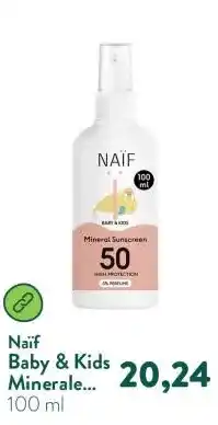 Holland & Barrett Baby & Kids Minerale Zonnebrandspray SPF50 aanbieding