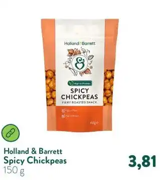 Holland & Barrett Spicy Chickpeas aanbieding
