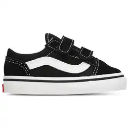 Foot Locker Vans Old Skool Babyschoenen - Zwart - Maat 25.5 - Leer aanbieding