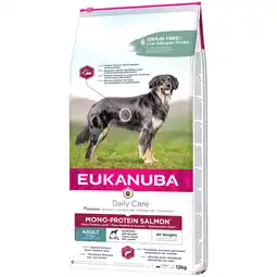 Zooplus 2x12kg Eukanuba Adult Mono-Protein met Zalm Hondenvoer droog aanbieding