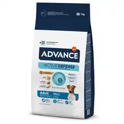Zooplus 15 + 3 kg/12 + 2 kg/10.5 + 1.5 kg/ 6+1 kg gratis! Advance droogvoer voor honden - Mini Adult 7 kg aanbieding