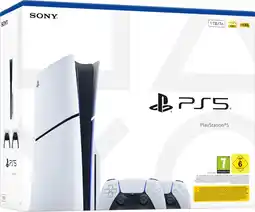 Coolblue PlayStation 5 Slim Disc Edition + Extra Controller Wit aanbieding