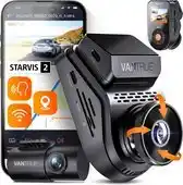 Bol.com Vantrue S1 Pro Dual 2.7K Wifi GPS dashcam voor auto aanbieding