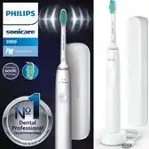 Bol.com Philips Sonicare Series 3100 - Elektrische tandenborstel - Wit - met reisetui - HX3673/13 aanbieding