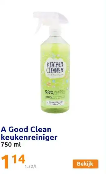 Action A Good Clean keukenreiniger aanbieding
