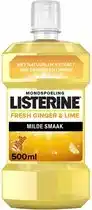 Bol.com Listerine - Mondwater - Fresh Ginger & Lime - 500 ml aanbieding
