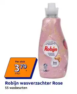 Action Robijn wasverzachter Rose aanbieding