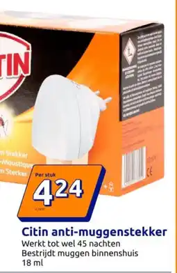 Action Citin anti-muggenstekker aanbieding