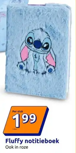 Action Fluffy notitieboek aanbieding