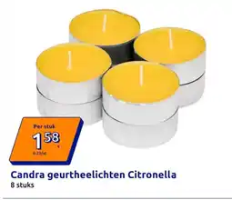 Action Candra geurtheelichten Citronella aanbieding